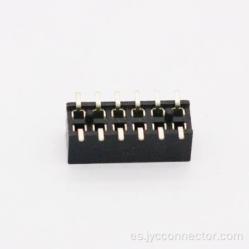 Conector femenino SMD vertical